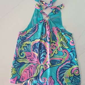 Lilly Pulitzer Cassandra silk top